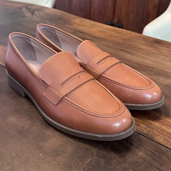 Cole Haan Haverhill Classic Penny Loafers Women’s 10.5 Brown Preppy Academia - Picture 2 of 4